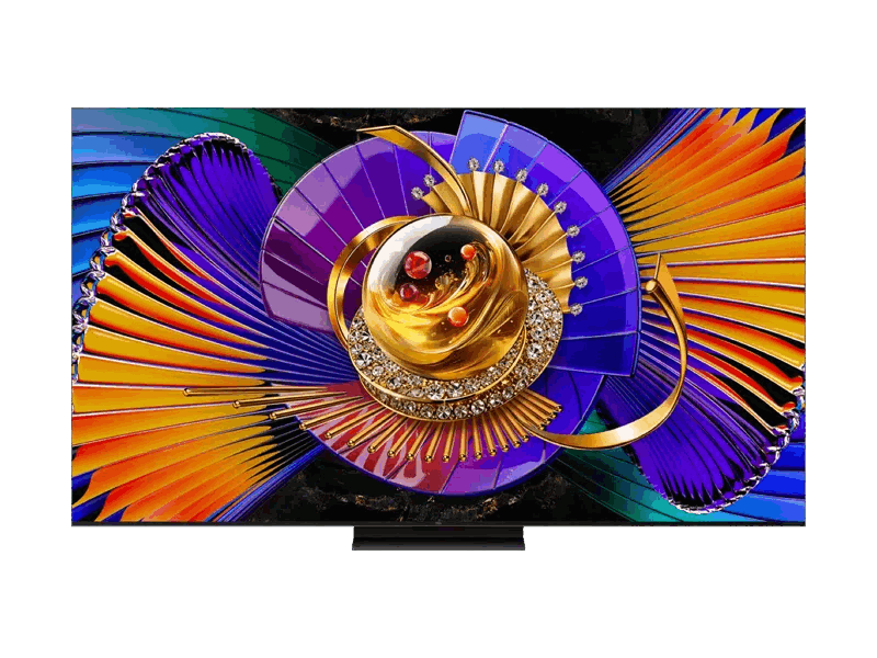 Tivi TCL 65Inch SQD-Mini LED 65C8L với thiết kế mới tối ưu hóa diện tích hiển thị bằng cách thu hẹp tối đa viền đen 